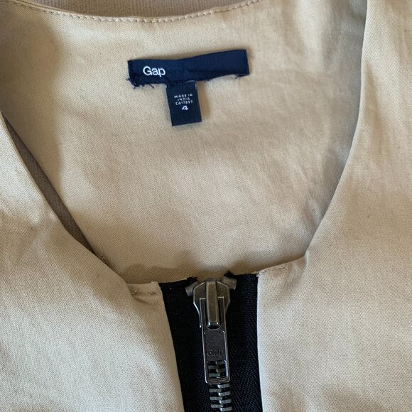 Gap Vena Cava Khaki Sleeveless Haleter Mini Dress Tan Black Beige Bohemian Boho - Picture 7 of 16